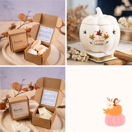 Bruciatore Zucca Autunnale + cialde autunno