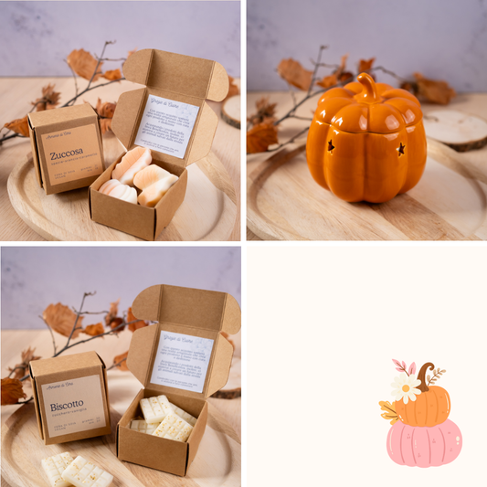 Bruciatore Zucca arancione + Cialde Autunno