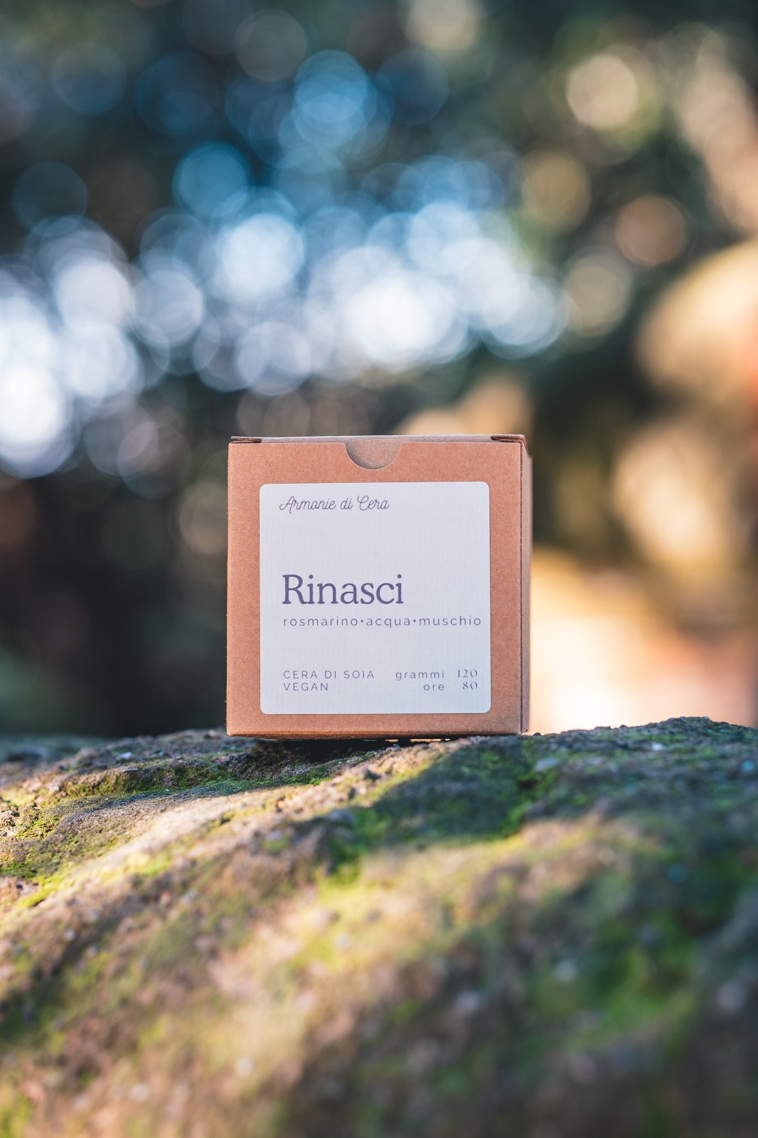 Rinasci • rosmarino, acqua, muschio