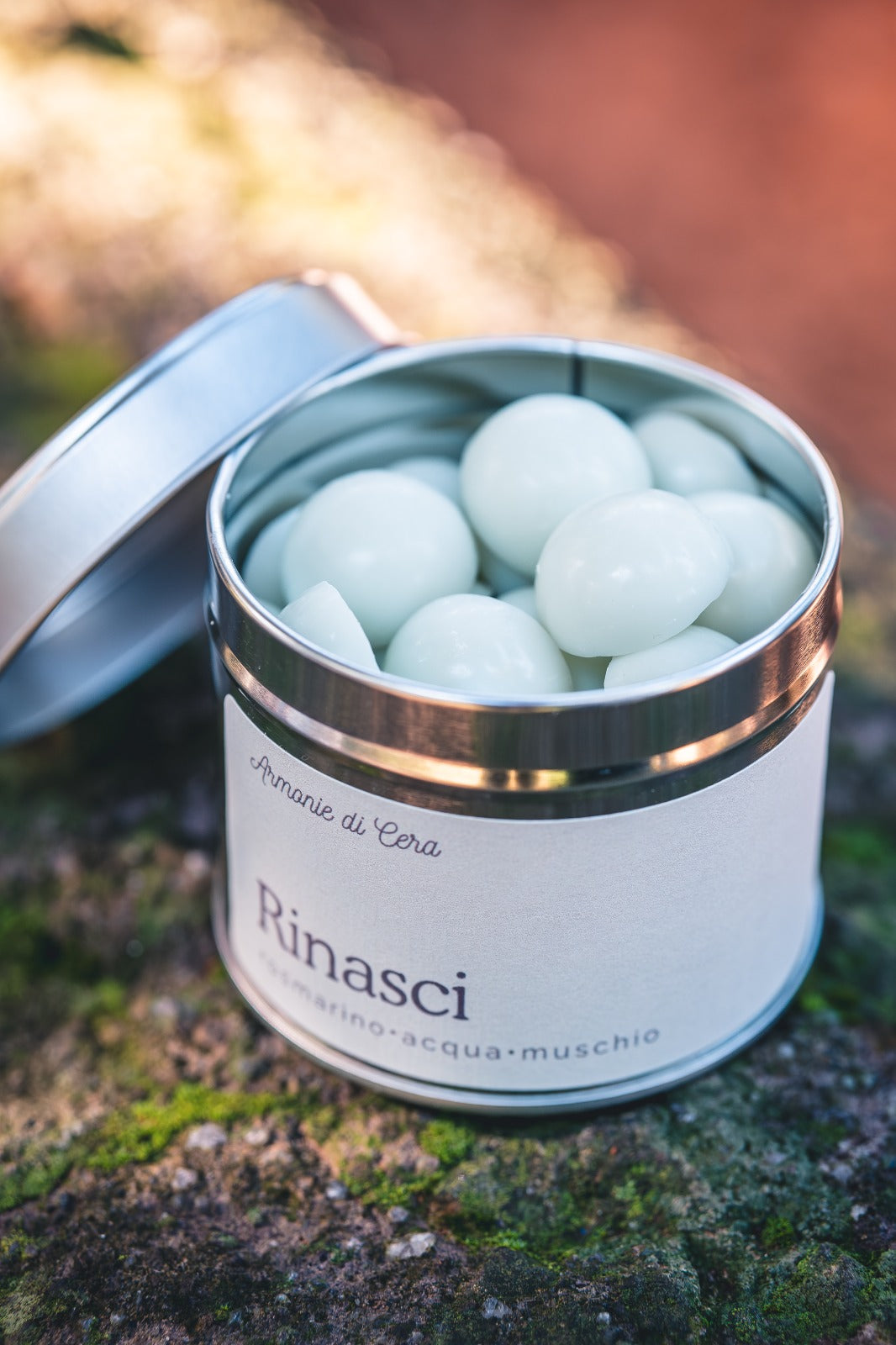 Rinasci • rosmarino, acqua, muschio