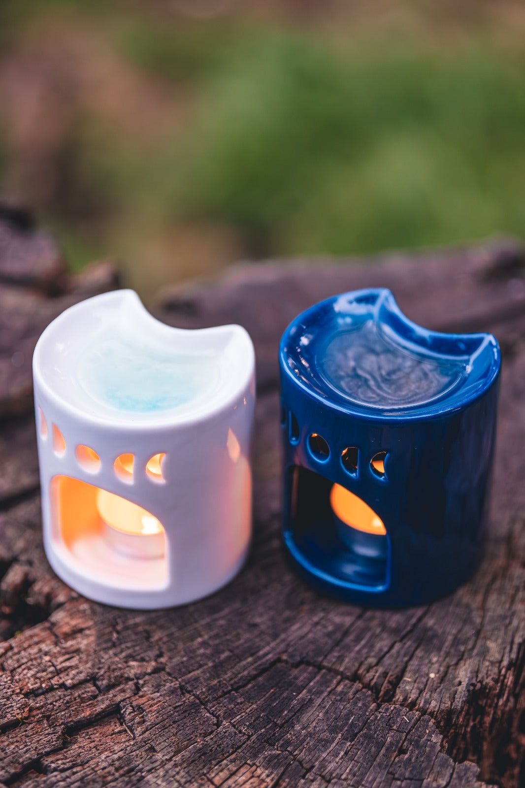 Bruciatore mezzaluna Blu