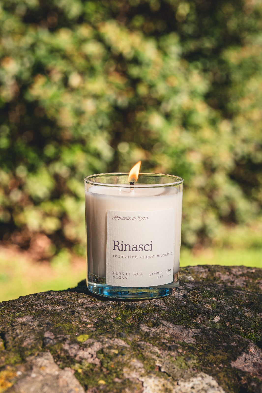 Rinasci • rosmarino, acqua, muschio