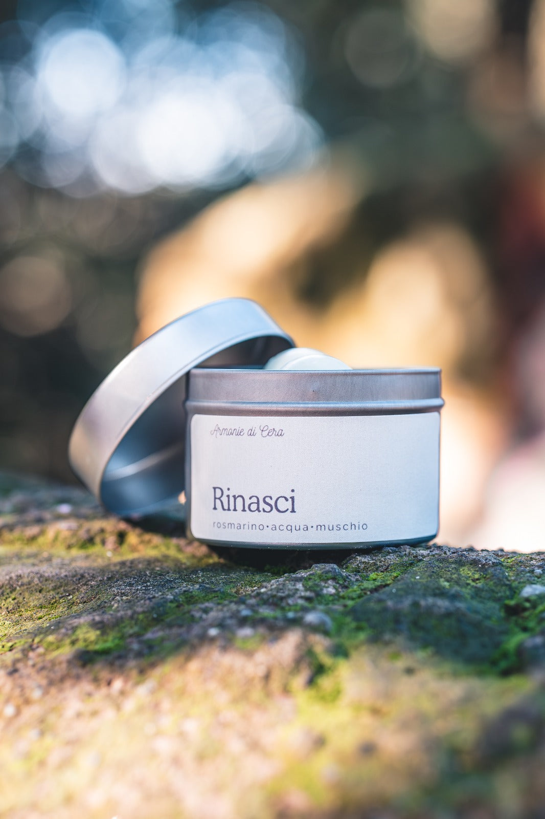 Rinasci • rosmarino, acqua, muschio