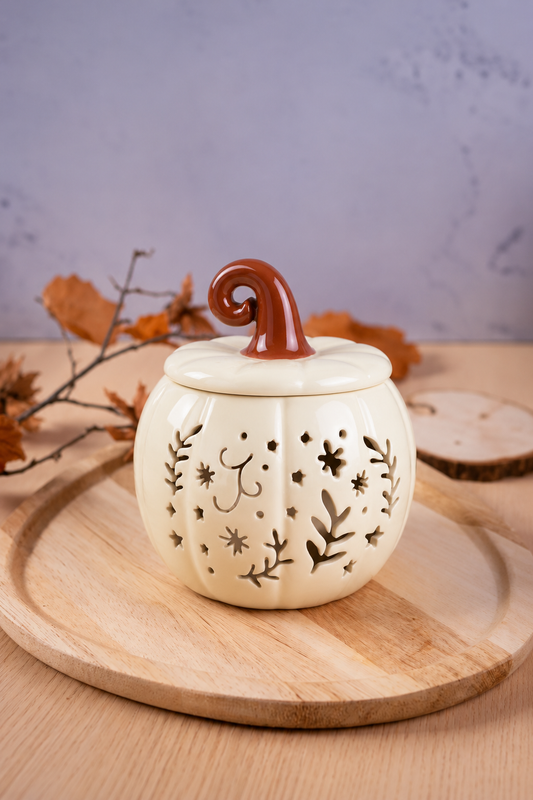 Bruciatore Zucca Bianca con decori