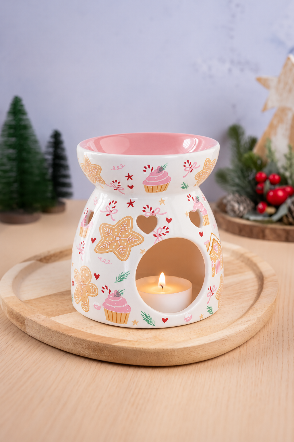 Bruciatore Natale in Rosa