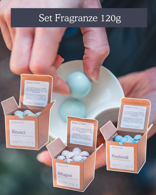 🌙  SET FRAGRANZE • 3 confezioni 120g
