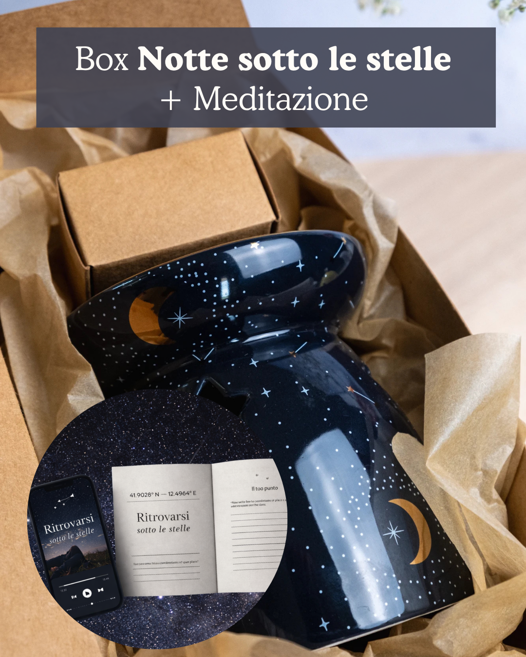 Box Notte sotto le stelle + Meditazione