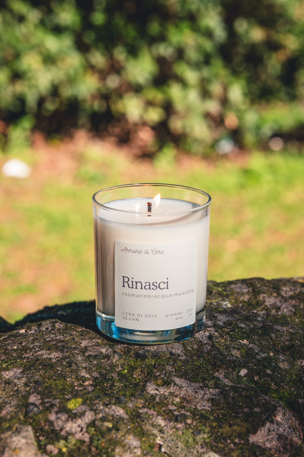 Rinasci • rosmarino, acqua, muschio