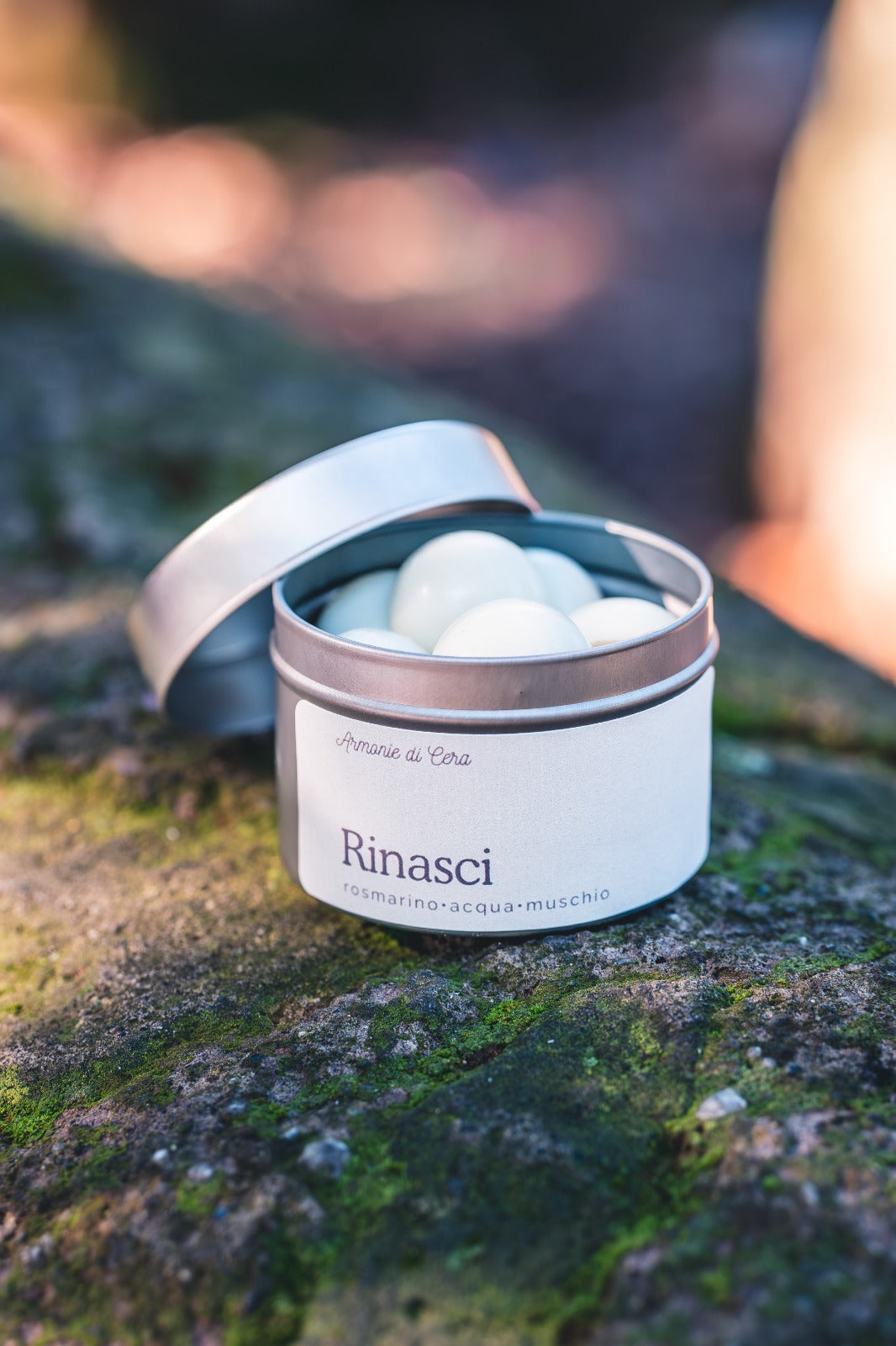 Rinasci • rosmarino, acqua, muschio