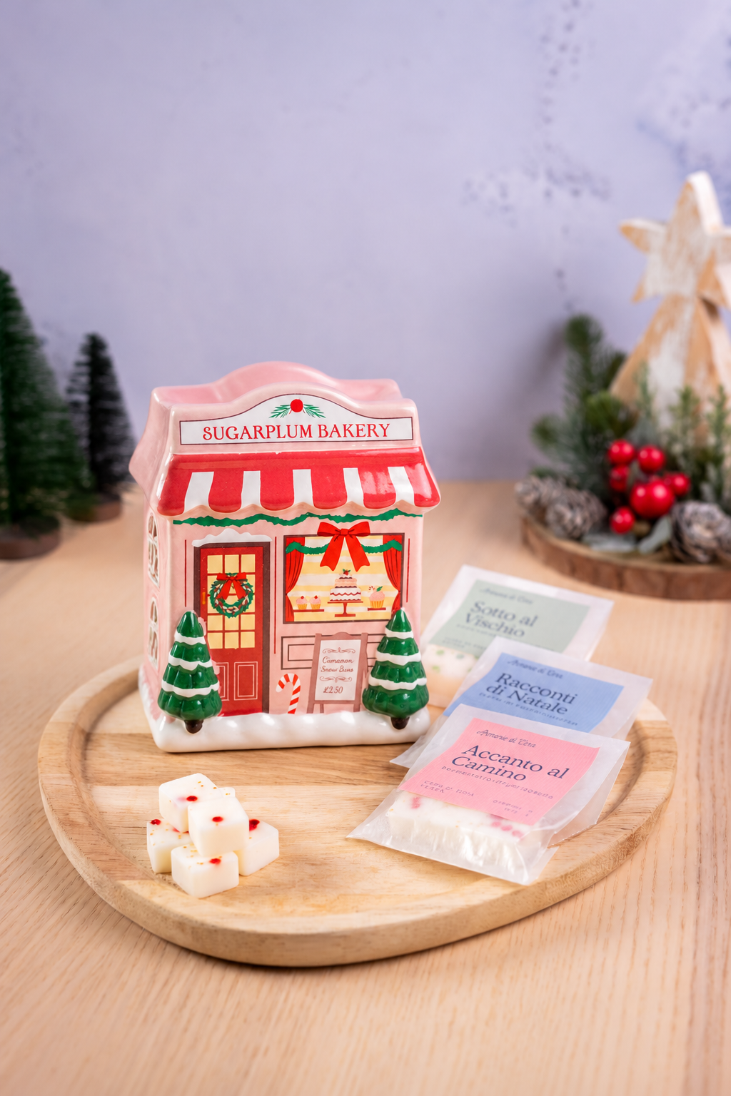 Confezione Bruciatore Pasticceria + Cubetti Glitter