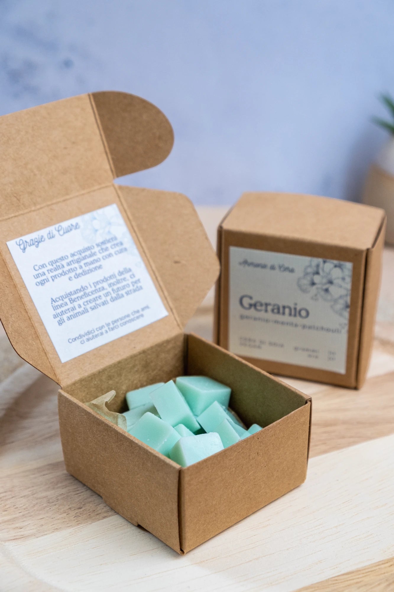 Geranio • geranio, menta e patchouli