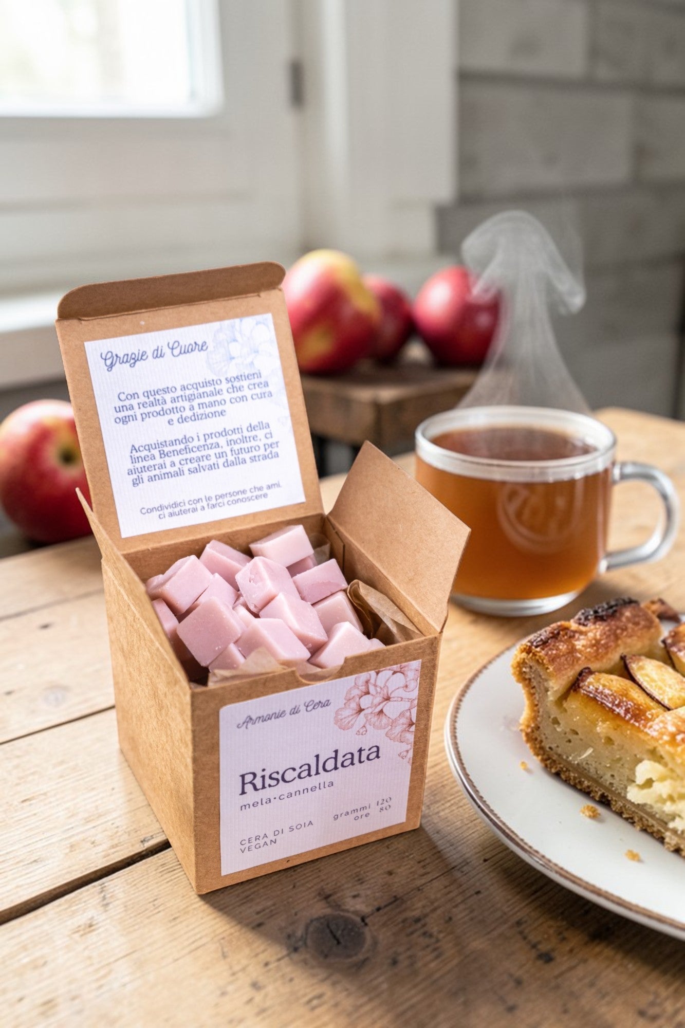 Riscaldata • mela e cannella