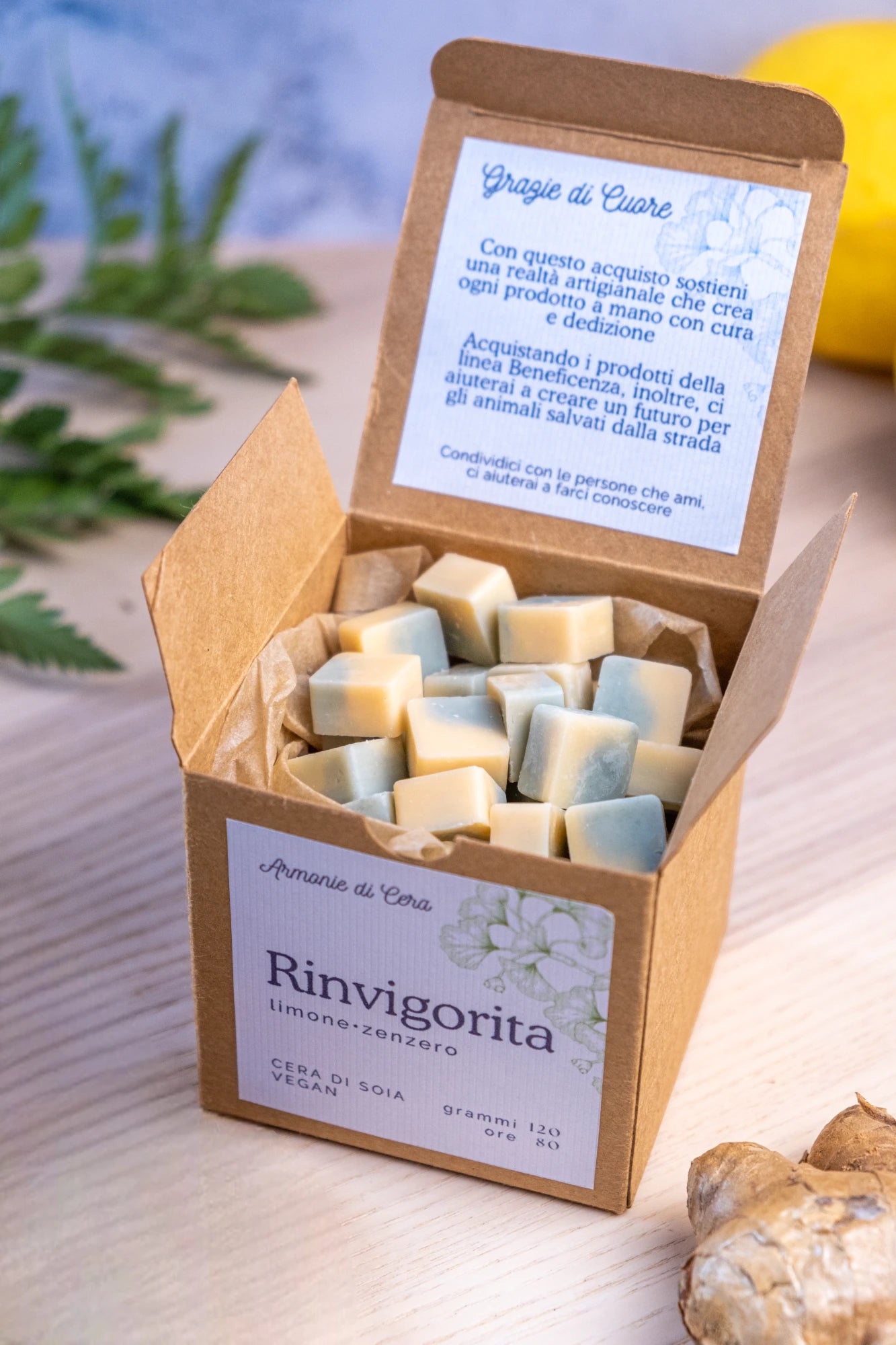 Rinvigorita • limone e zenzero