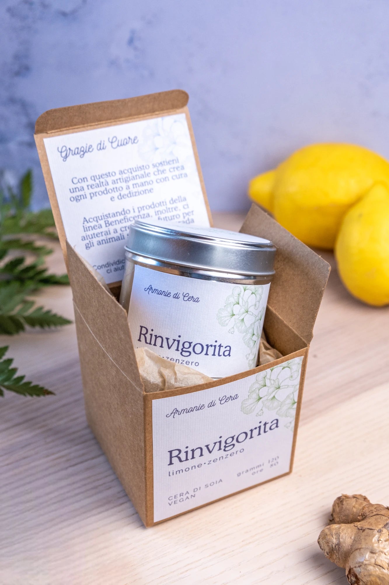 Rinvigorita • limone e zenzero