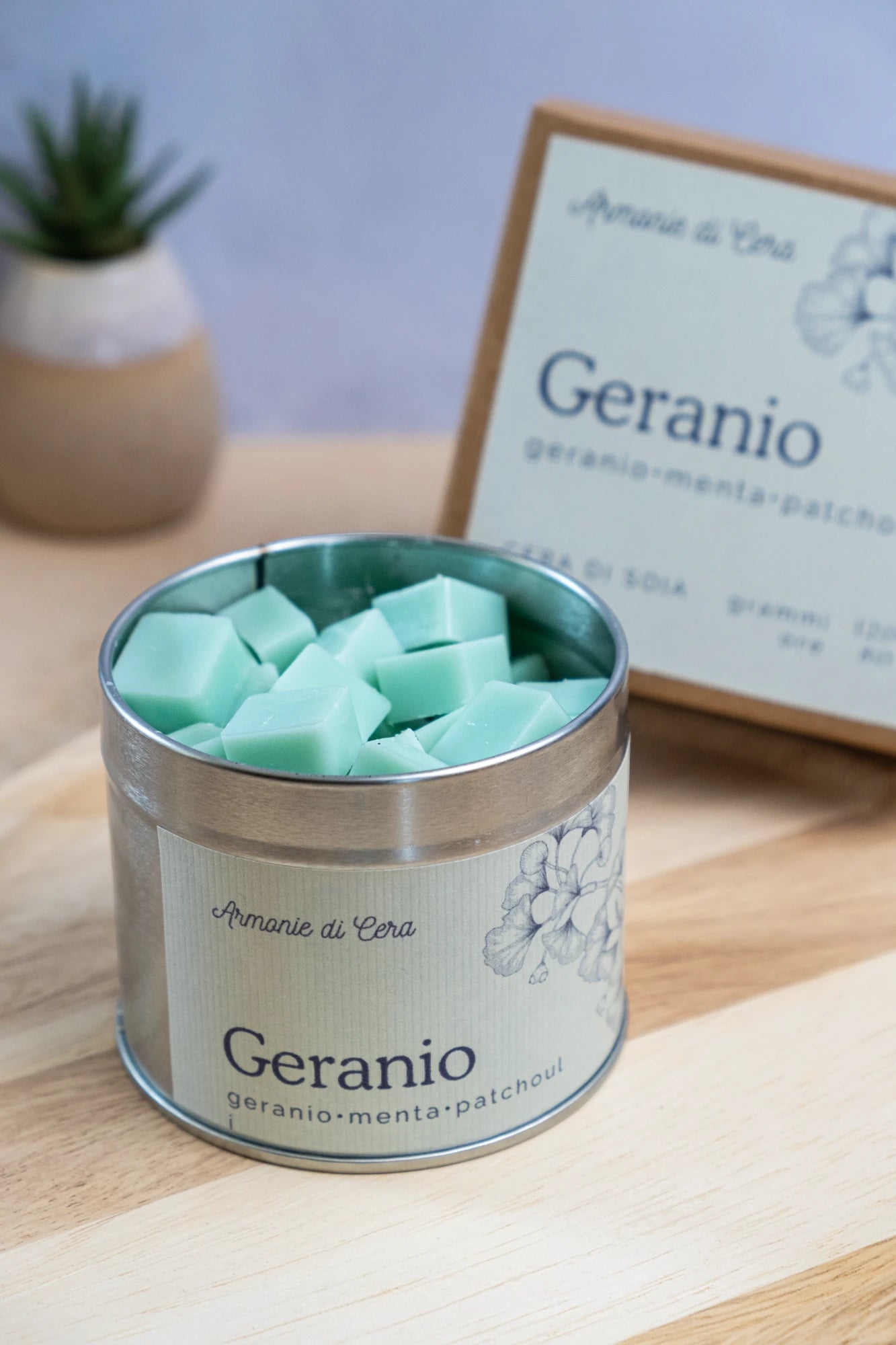 Geranio • geranio, menta e patchouli