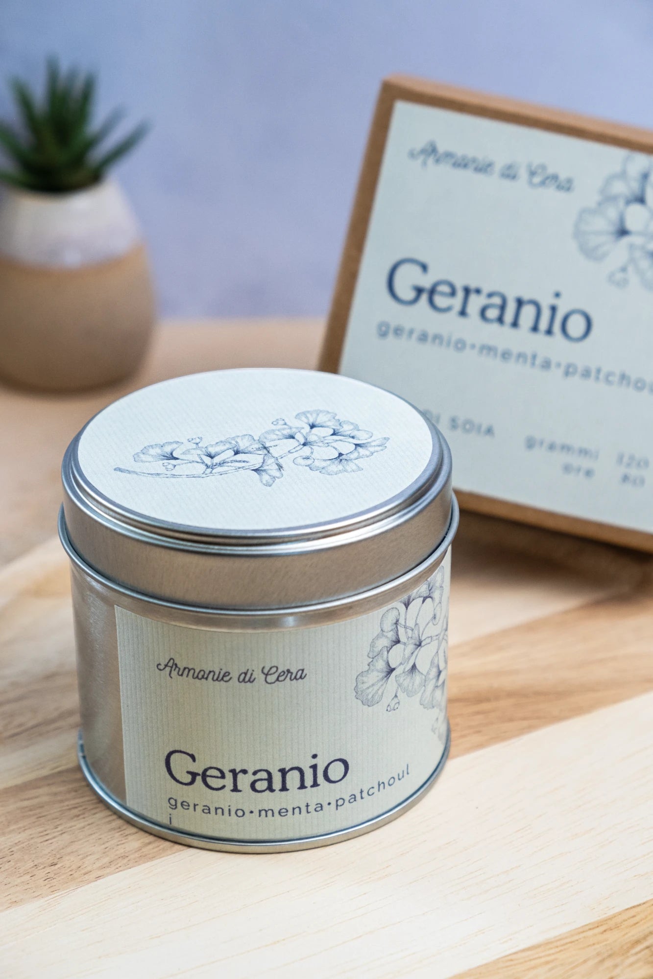 Geranio • geranio, menta e patchouli