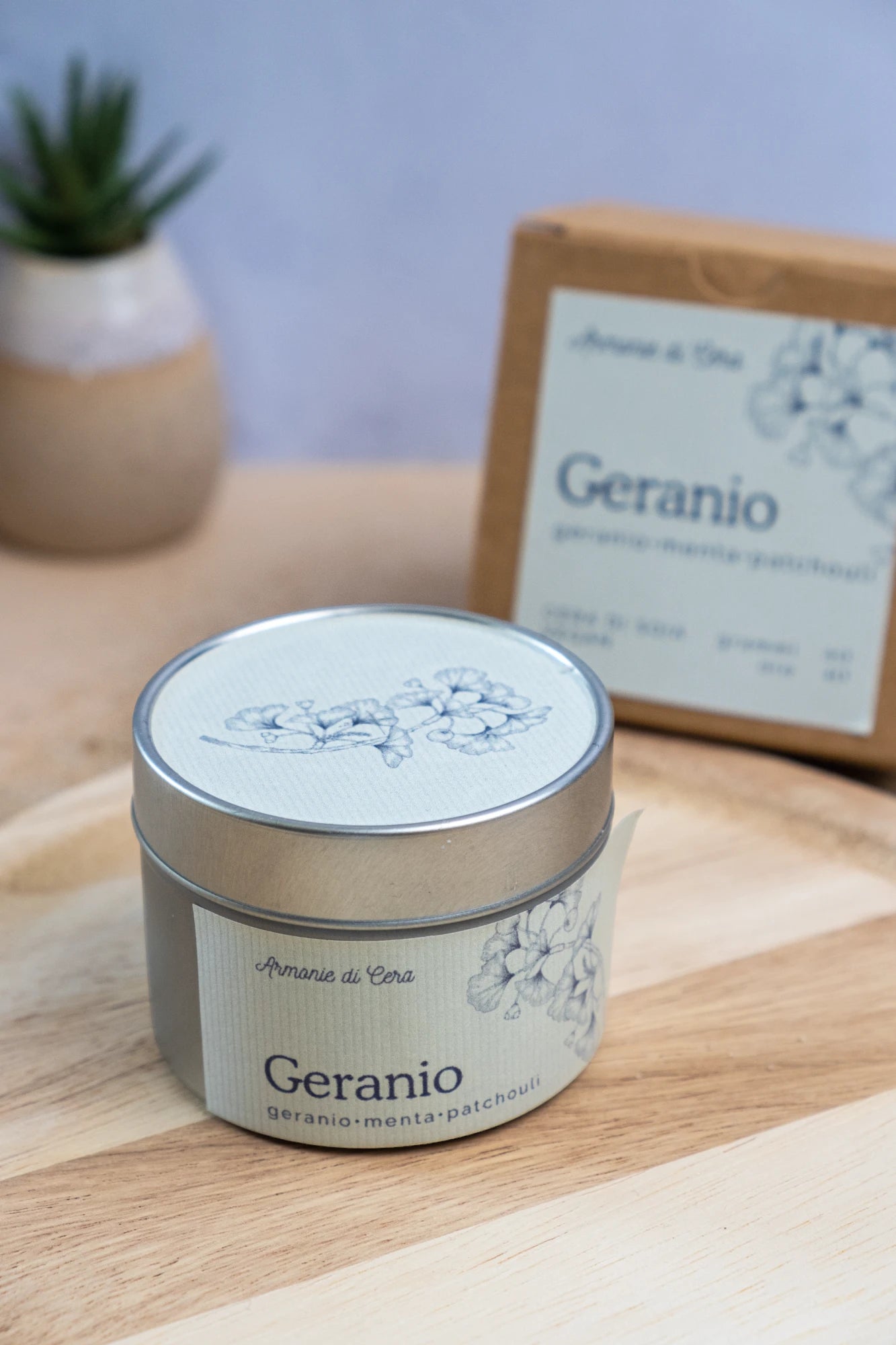 Geranio • geranio, menta e patchouli